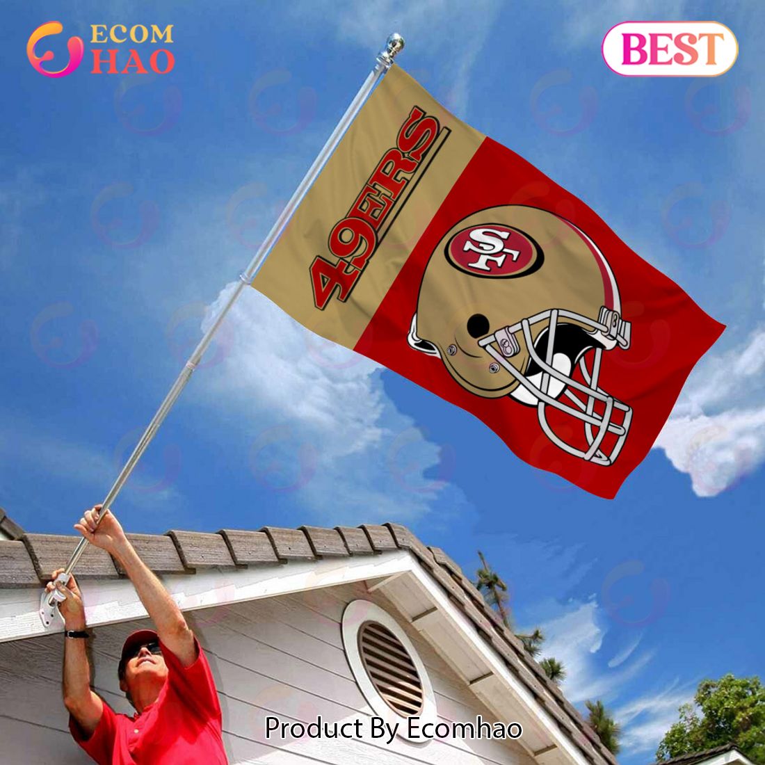 Big San Francisco 49ers Logo Flags 90x150 cm – Best Funny Store