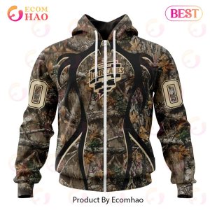 BBL Hobart Hurricanes Specialized Unisex Kits In Camo Realtree Hunting Style 3D Hoodie