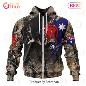 BBL Melbourne Renegades Special Camo Realtree Hunting 3D Hoodie