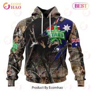 BBL Melbourne Stars Special Camo Realtree Hunting 3D Hoodie