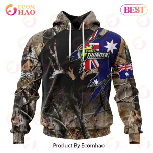 BBL Sydney Thunder Special Indigenous Design 3D Hoodie