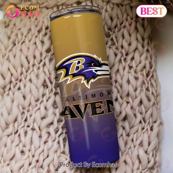 NFL Baltimore Ravens Skinny Tumbler 20oz And 30oz