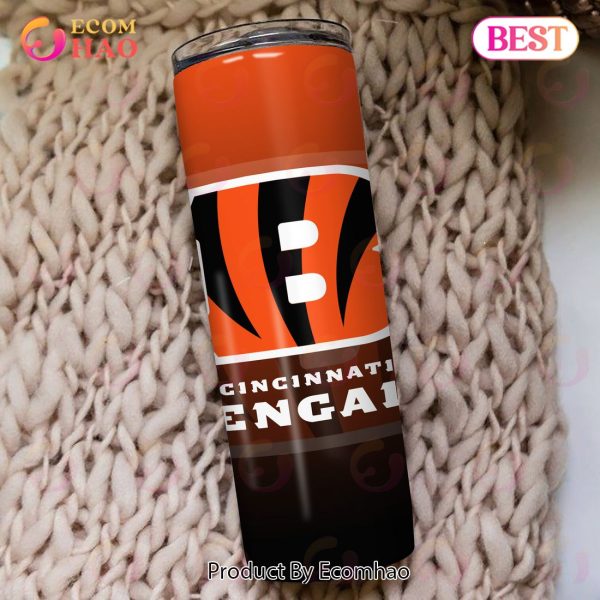 NFL Cincinnati Bengals Skinny Tumbler 20oz And 30oz