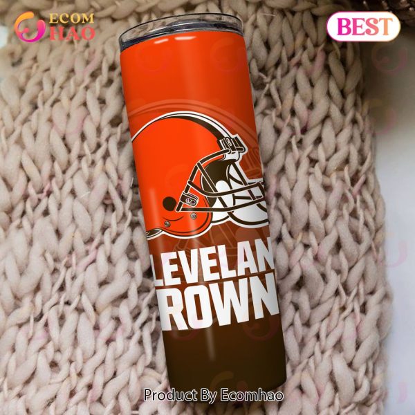 NFL ClevelAnd Browns Skinny Tumbler 20oz And 30oz