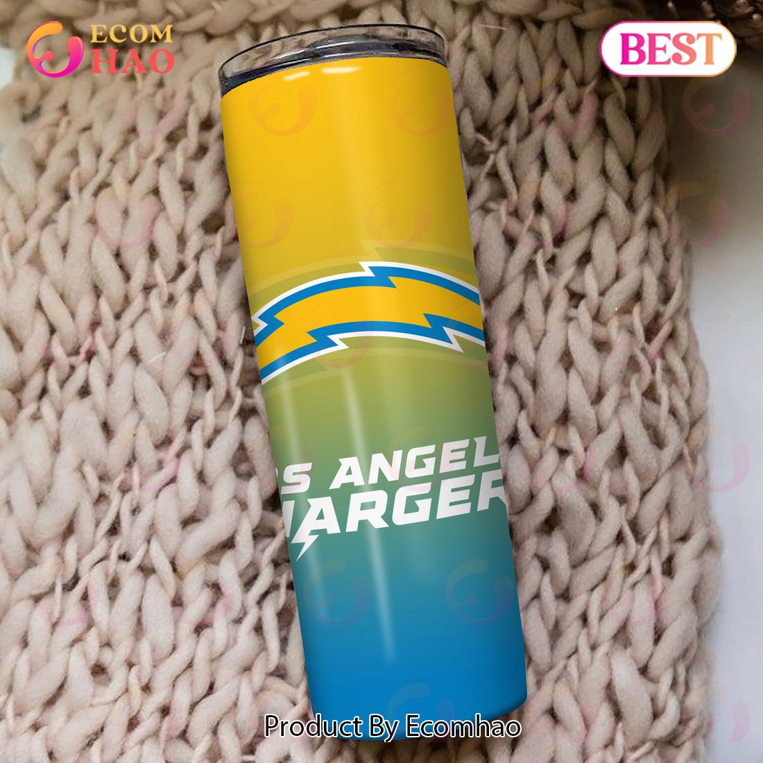 NFL Los Angeles Chargers Skinny Tumbler 20oz And 30oz