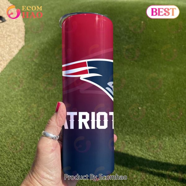 NFL New EnglAnd Patriots Skinny Tumbler 20oz And 30oz