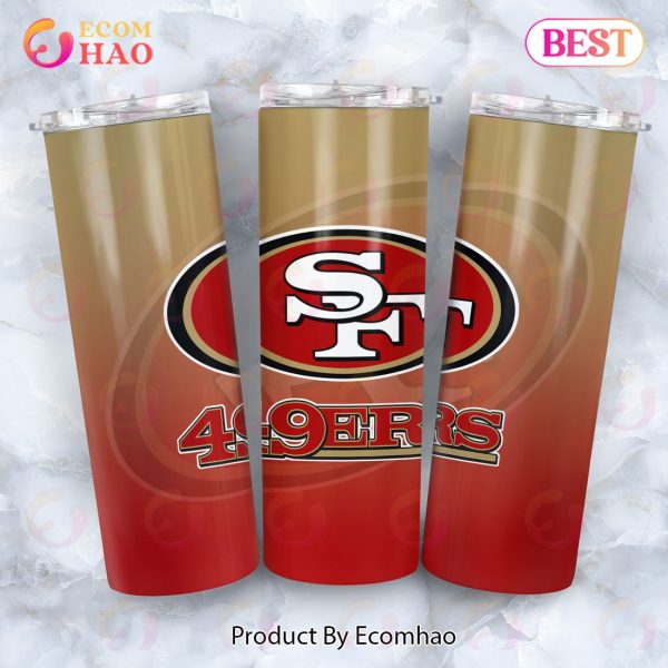 NFL San Francisco 49ers Skinny Tumbler 20oz And 30oz