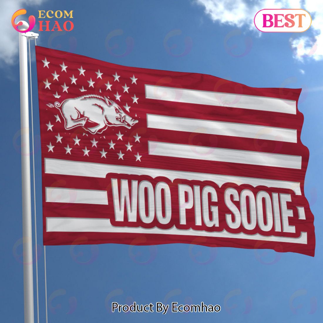 NCAA Arkansas Razorbacks Flag Perfect Gift