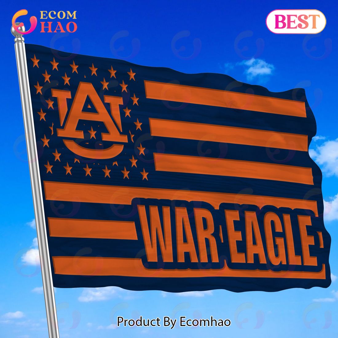 NCAA Auburn Tigers Flag Perfect Gift