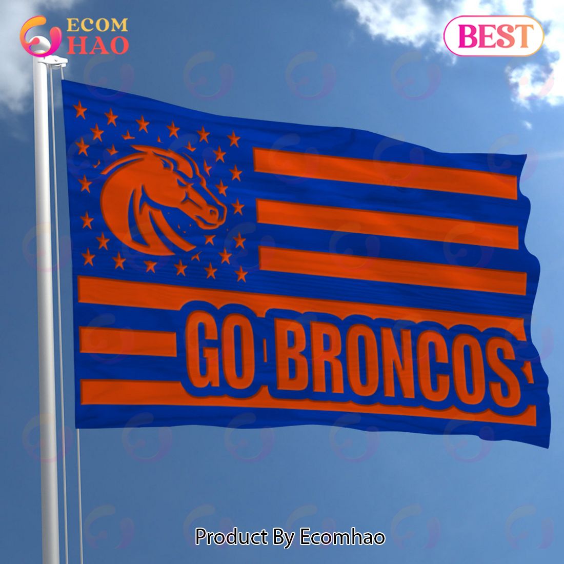 NCAA Boise State Broncos Flag Perfect Gift