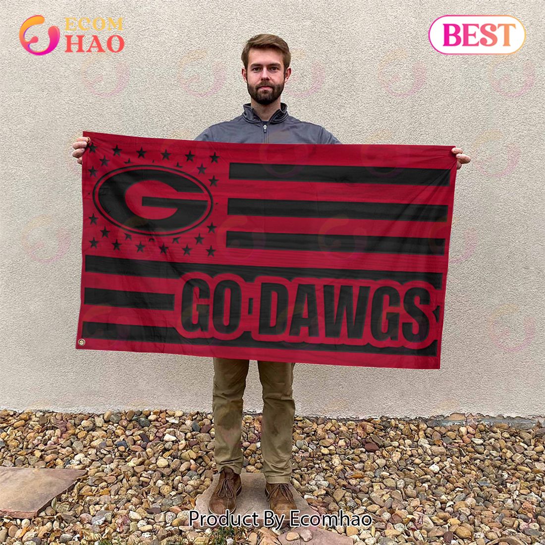 NCAA Georgia Bulldogs Flag Perfect Gift