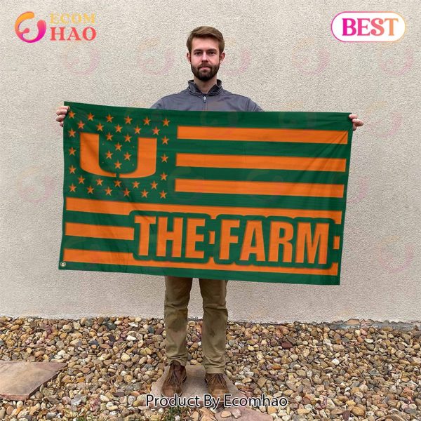 NCAA Miami Hurricanes Flag Perfect Gift