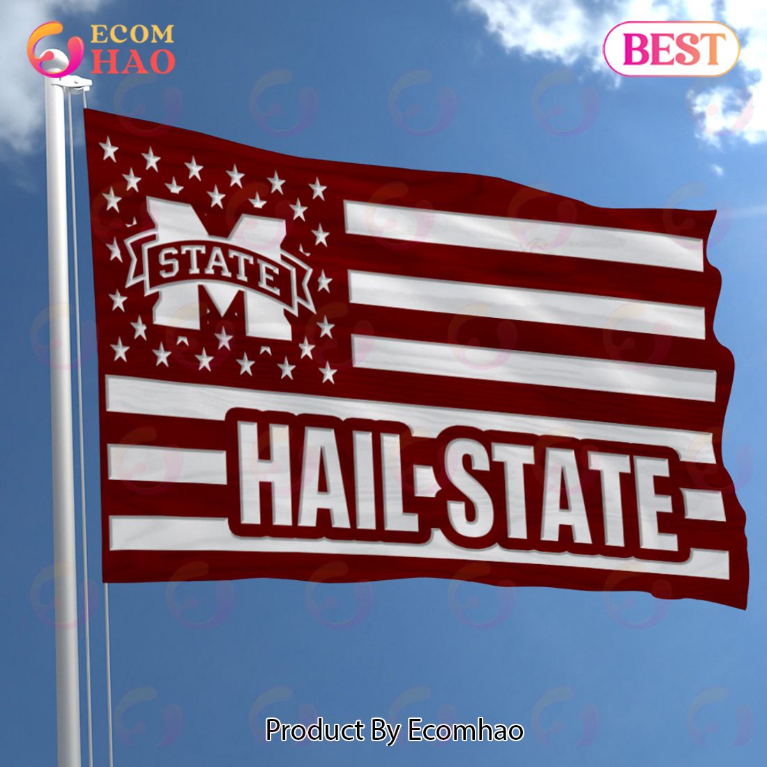 NCAA Mississippi State Bulldogs Flag Perfect Gift