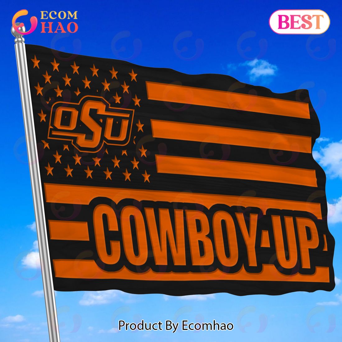 NCAA Oklahoma State Cowboys Flag Perfect Gift