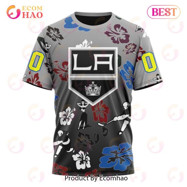 NHL Los Angeles Kings X Hawaii Specialized Design For Hawaiian 3D Hoodie