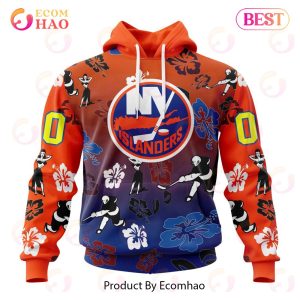 NHL New York Islanders X Hawaii Specialized Design For Hawaiian 3D Hoodie