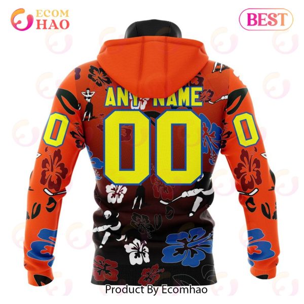 NHL Philadelphia Flyers X Hawaii Specialized Design For Hawaiian 3D Hoodie