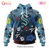 NHL St. Louis Blues X Hawaii Specialized Design For Hawaiian 3D Hoodie