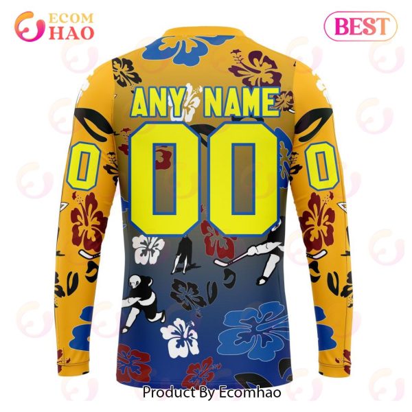 NHL St. Louis Blues X Hawaii Specialized Design For Hawaiian 3D Hoodie