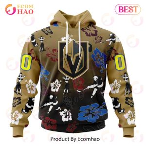 NHL Vegas Golden Knights X Hawaii Specialized Design For Hawaiian 3D Hoodie