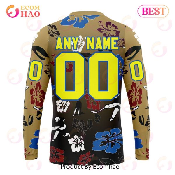 NHL Vegas Golden Knights X Hawaii Specialized Design For Hawaiian 3D Hoodie