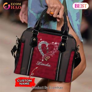 NFL Tampa Bay Buccaneers Custom Name Leather Handbag And Tote Bag