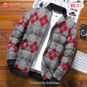 NCAA Alabama Crimson Tide Puffer Jacket 3D