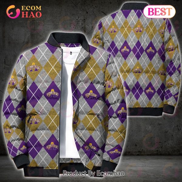 NCAA Albany Great Danes Puffer Jacket 3D