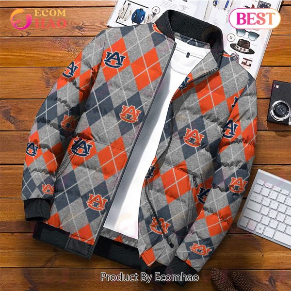 NCAA Auburn Tigers Puffer Jacket 3D