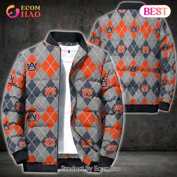 NCAA Auburn Tigers Puffer Jacket 3D