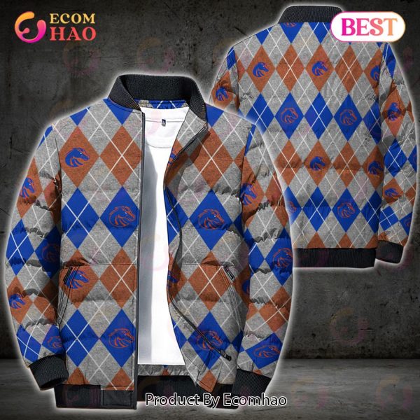 NCAA Boise State Broncos Puffer Jacket 3D
