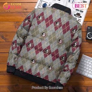 NCAA Florida State Seminoles Puffer Jacket 3D