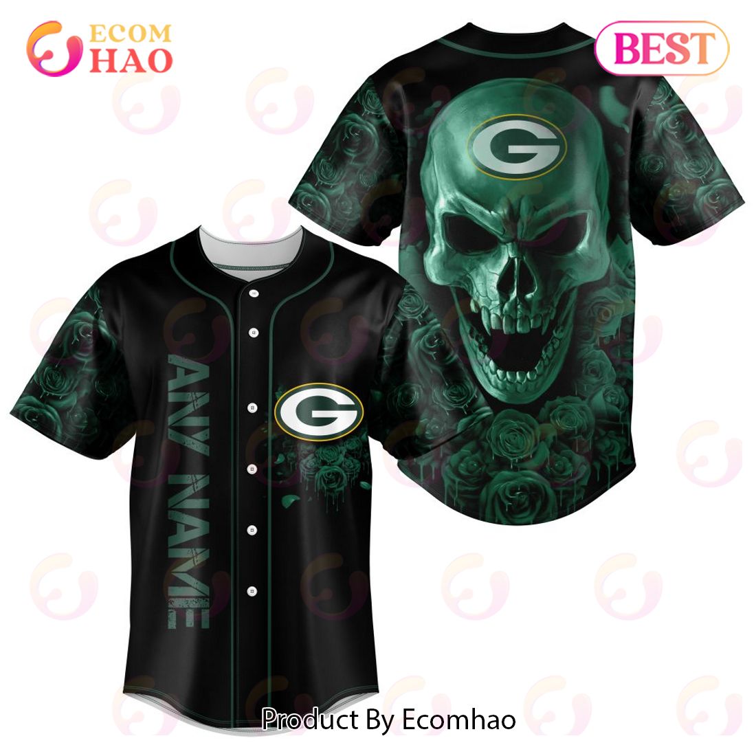 NFL Indianapolis Colts Special Skull Art Baseball Jersey