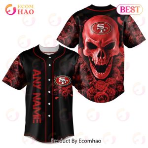 NFL San Francisco 49ers Special Skull Art Baseball Jersey