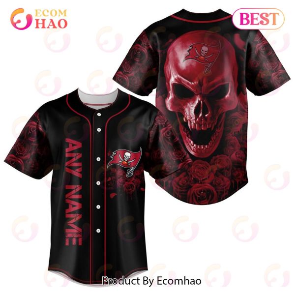 NFL Tampa Bay Buccaneers Special Skull Art Baseball Jersey
