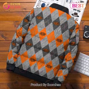 NCAA Oklahoma State Cowboys Puffer Jacket 3D