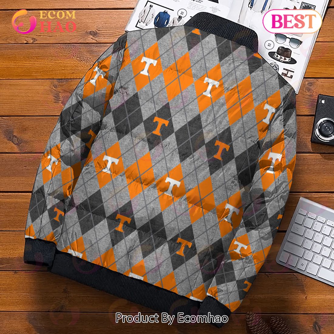 NCAA Tennessee Volunteers Puffer Jacket 3D