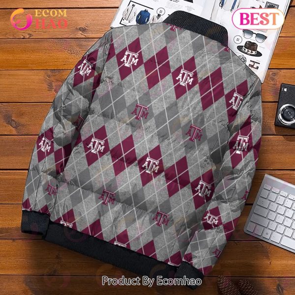 NCAA Texas A&M Aggies Puffer Jacket 3D