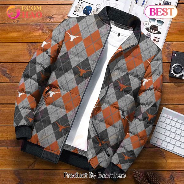 NCAA Texas Longhorns Puffer Jacket 3D