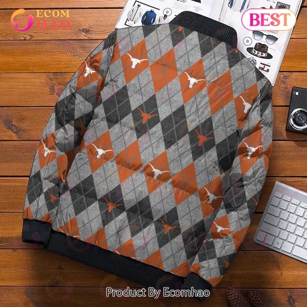 NCAA Texas Longhorns Puffer Jacket 3D