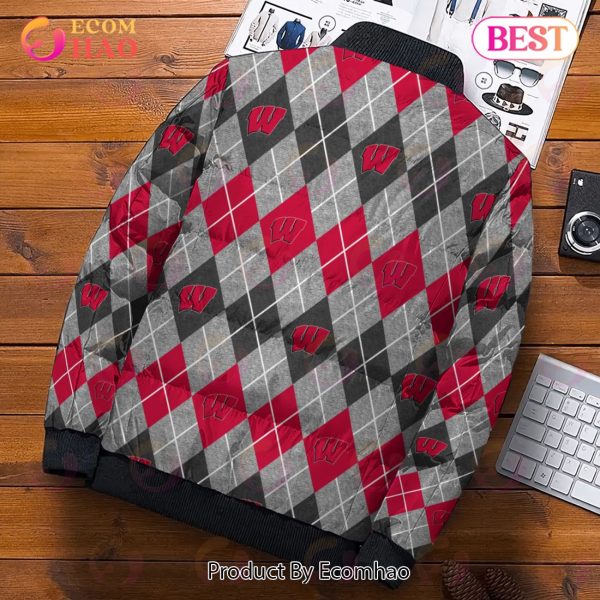NCAA Wisconsin Badgers Puffer Jacket 3D