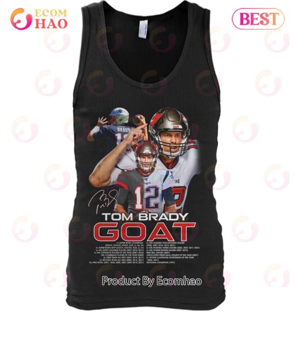 12 Tom Brady GOAT T-Shirt