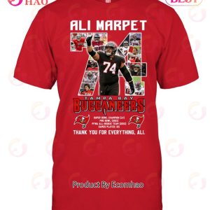 Ali Marpet Tampa Bay Buccaneers Thank You For Everything Ali T-Shirt