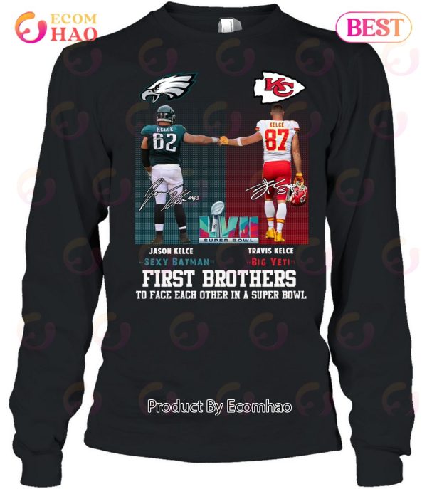 The First Kelce Brother Players To Face Each Other 2023 T-Shirt
