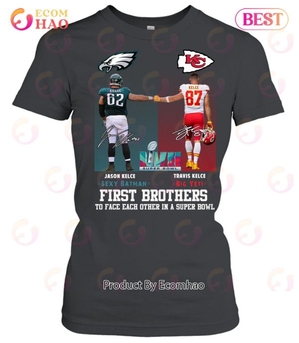The First Kelce Brother Players To Face Each Other 2023 T-Shirt