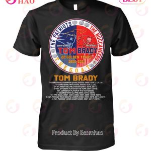Tom Brady 22 Golden Years 2000 - 2022 T-Shirt
