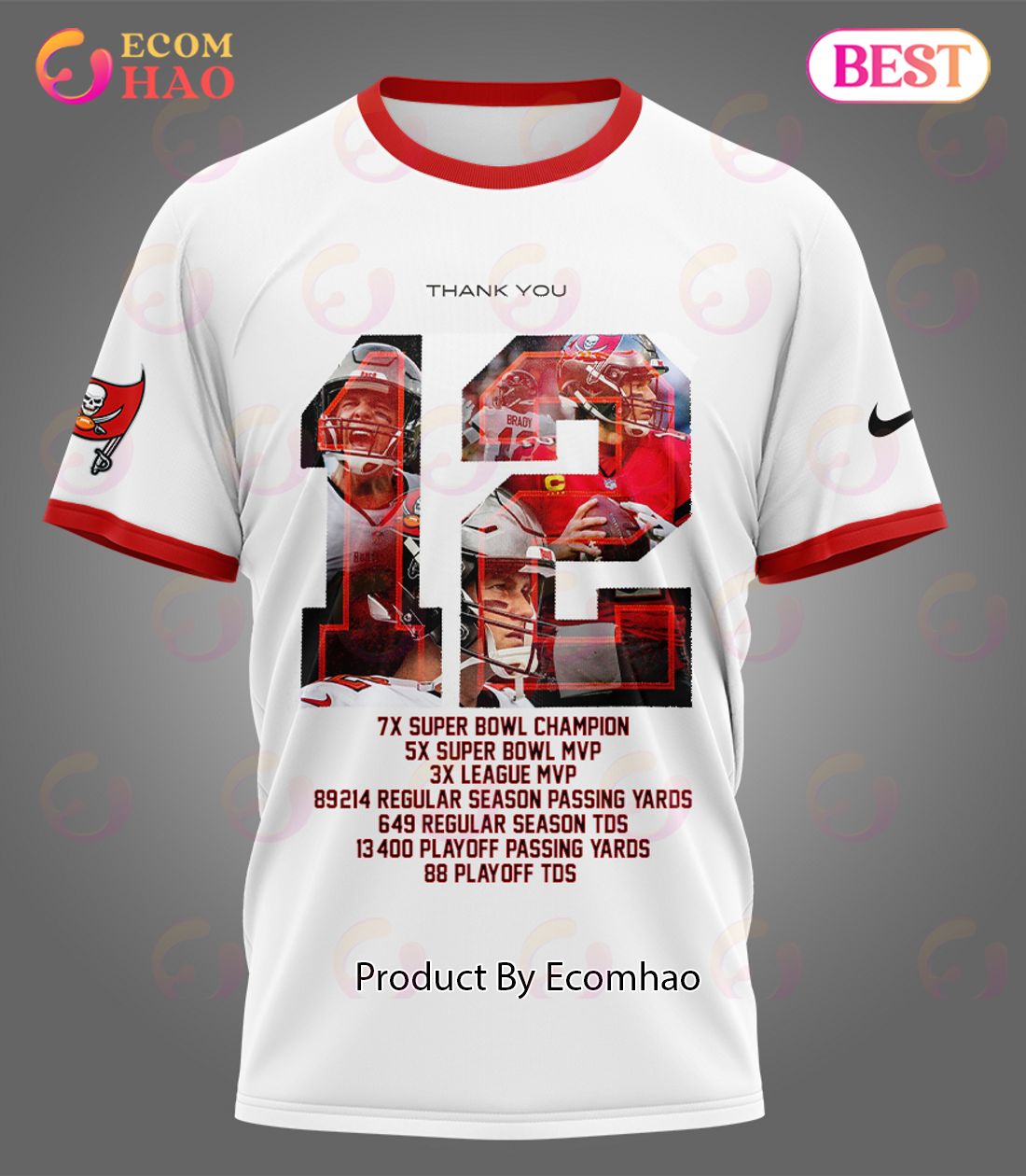 Tom Brady Shirt, Patriot And Buccaneers 2000-2022 Signature Thank You For  The Memories T Shirt, Tom Brady Shirt, Tom Brady Thank You GOAT Shirt