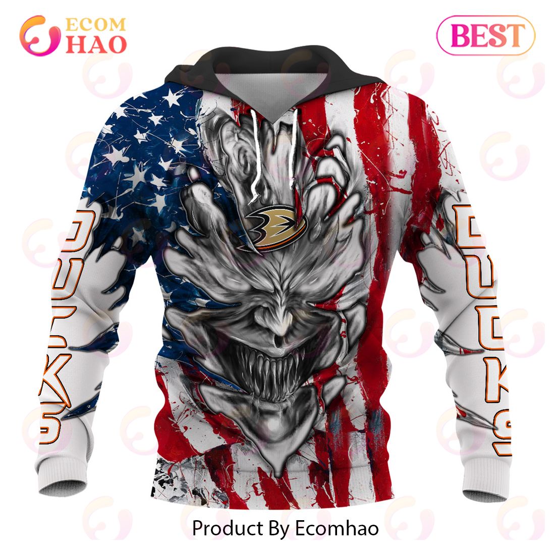 NHL Washington Capitals X Hawaii Specialized Design For Hawaiian 3D Hoodie