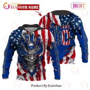NHL Buffalo Sabres Demon Flag Design 3D Hoodie