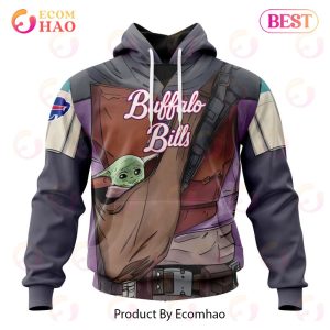 NFL Buffalo Bills Specialized Unisex Kits With Mandalorian And Baby Yoda 3D Hoodie